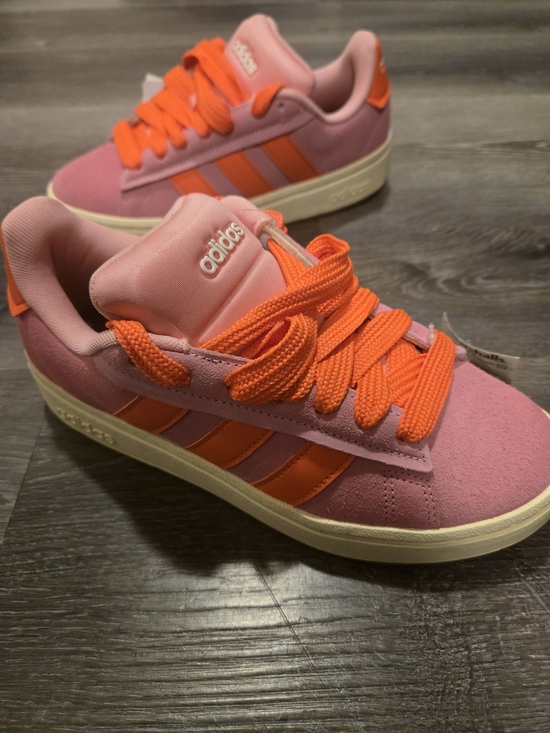 adidas Shoes - Adidas Pink & Orange Womens Size 7/and 5.5 Youth NEW